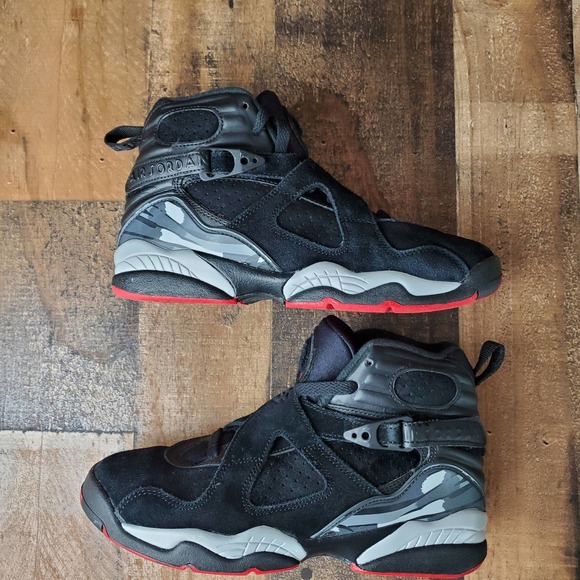 Jordan Other - Air Jordan Retro 8 Black Cement gym red 5.5y